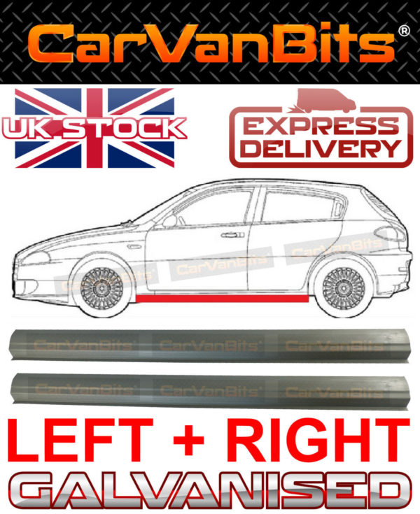 For Alfa Romeo 3 Or 5 Door 147 00 10 Sill Repair Body Rust Panel Lower Pair 373243221530