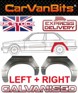 For Bmw 3 E30 82 87 2 Door Coupe Rear Wheel Arch Repair Body Rust Wing Panel X2 373841803980