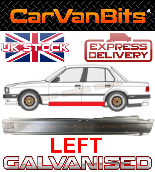 For Bmw 3 E30 82 94 4 Door Full Sill Repair Body Rust Panel Klokkerholm Brand Le 373763946020