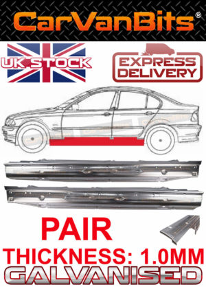 For Bmw 3 E46 98 05 Saloon Estate Full Sill Repair Body Outer Rust Panel Pair 373235685960