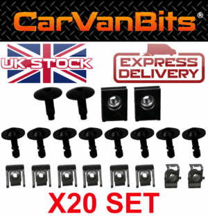 For Bmw 5 E60 E61 03 10 Undertray Under Engine Cover Clip Kit Fixing Clips 375424874880