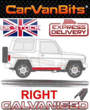 For Daihatsu Rocky Fourtrak F7 F8 85 01 Sill Repair Body Rust Outer Panel Right 373981236030