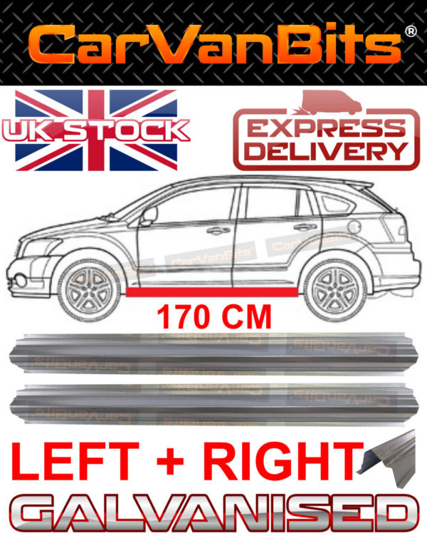 For Dodge Caliber 06 13 Pk Sill Repair Body Rust Outer Panel Pair 374374984730