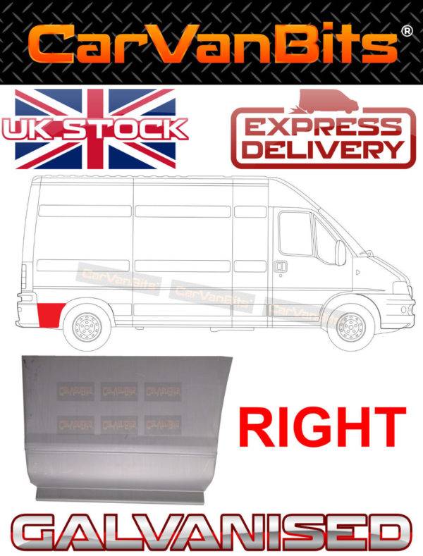 For Ducato Boxer Relay Jumper 94 06 Behind Rear Wheel Arch Repair Body Panel R 374226196110