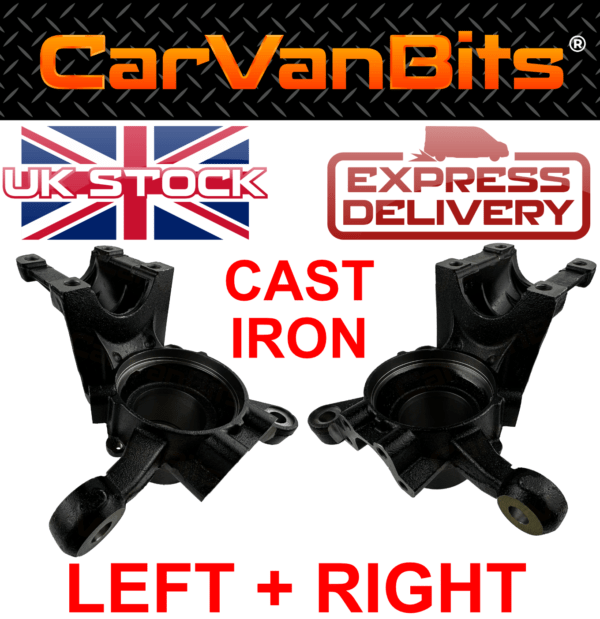 For Fiat Ducato 1994 2006 Front Steering Knuckle Wheel Suspension Hub Pair 375651904840