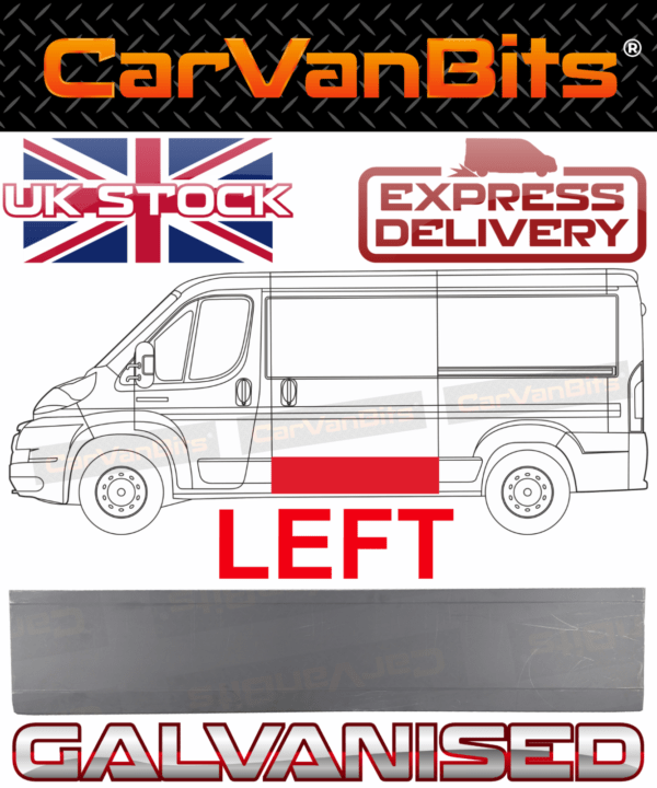 For Fiat Ducato Boxer Relay Jumper 06 Side Sliding Door Repair Panel Sill Left 375273049700