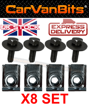 For Fiat Fiorino 2007 Undertray Under Engine Cover Kit Clip Fixing Clips 375528252070