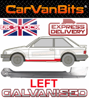 For Ford Escort Orion Mk3 Mk4 3d 80 90 Full Sill Repair Body Rust Panel Left 375270013710