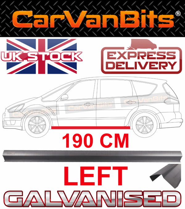 For Ford Galaxy S Max 06 15 Sill Repair Body Outer Lower Panel Left 375215304860