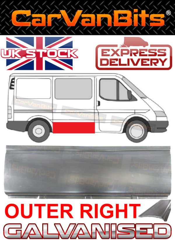 For Ford Transit Mk3 Mk4 Mk5 85 00 Side Body Outer Sill Repair Rust Panel Right 374378027670