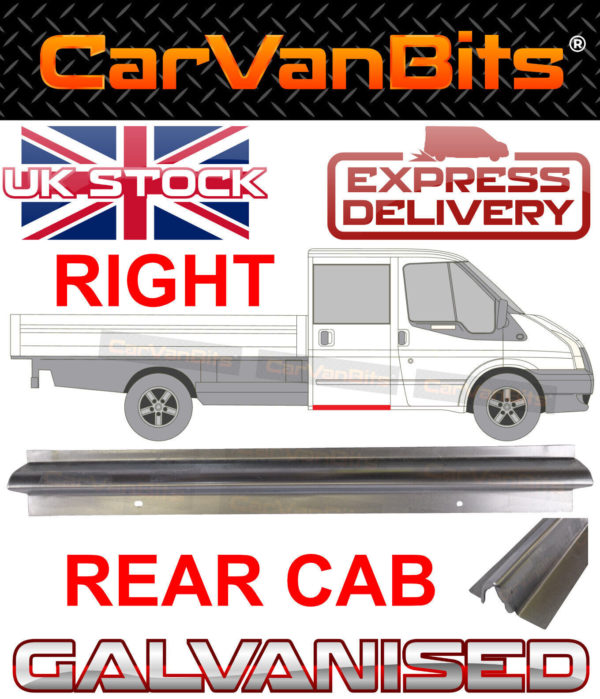 For Ford Transit Mk6 Mk7 00 14 Crew Double Cab Rear Door Body Repair Panel Sill 374433496660