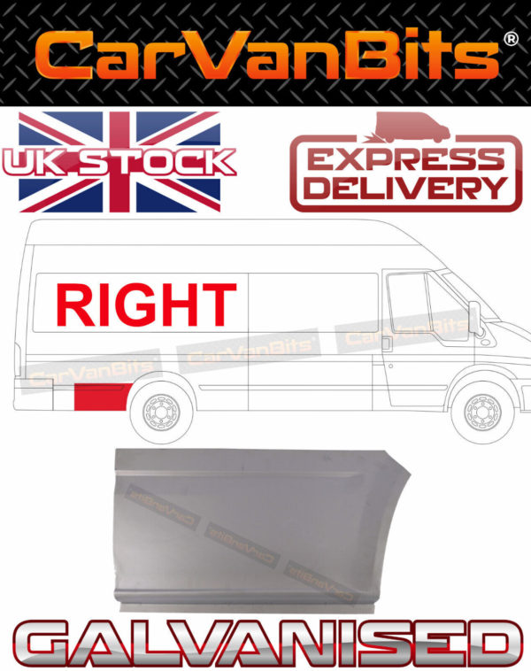 For Ford Transit Mk6 Mk7 Lwb Jumbo 00 14 Behind Rear Wheel Arch Repair Panel Os 374567592210