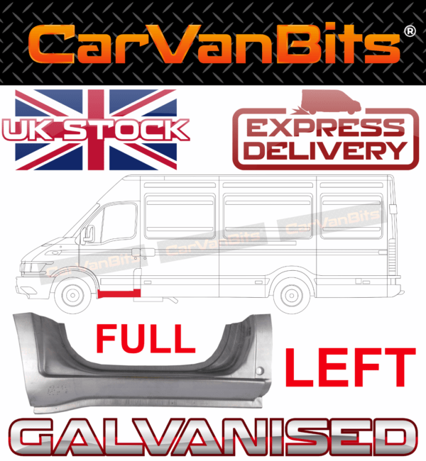 For Iveco Daily 98 14 Swb Mwb Lwb Full Under Front Door Sill Repair Panel Left 375181975790