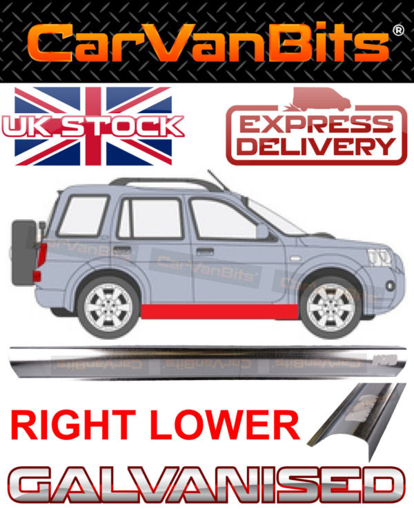 For Land Rover Freelander 35 Door 97 06 Sill Repair Body Rust Panel Lower Right 373951492890