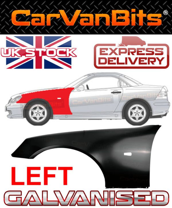 For Mercedes Slk R170 96 04 Front Wheel Arch Wing Fender Repair Body Panel Left 375539487480