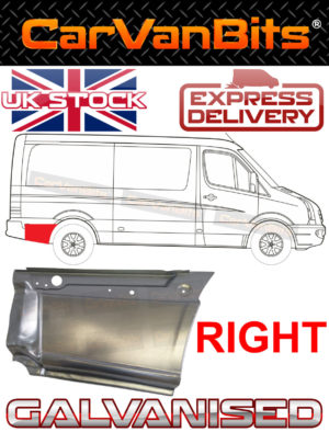 For Mercedes Sprinter Vw Crafter Mwb 06 18 Behind Rear Wheel Arch Repair Panel R 374409153520