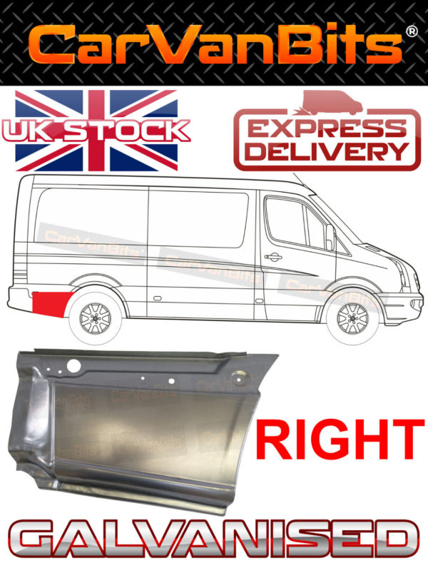 For Mercedes Sprinter Vw Crafter Mwb 06 18 Behind Rear Wheel Arch Repair Panel R 374409153520