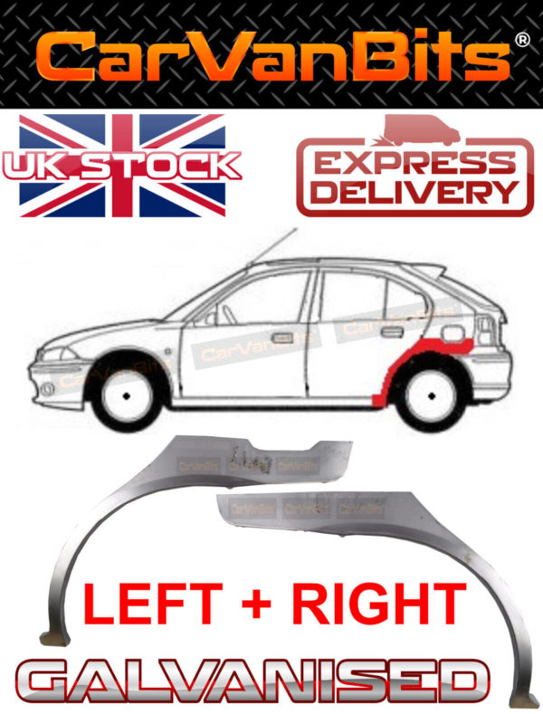 For Mg Rover 25 200 Rf 95 05 Rear Wheel Arch Repair Body Rust Panel Pair 374065305160