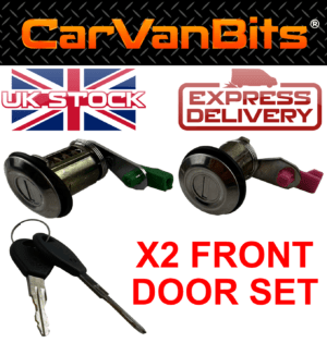 For Nissan Micra K11 1992 2003 Front Door Lock Set Switch Barrel Key Keys 375667698660