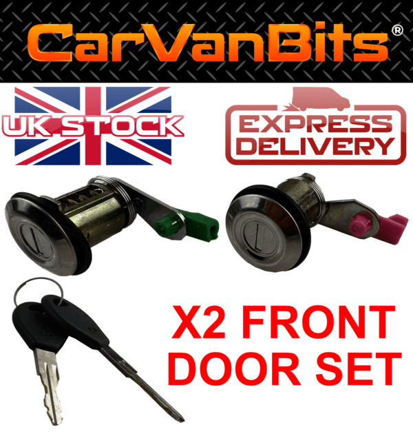 For Nissan Micra K11 1992 2003 Front Door Lock Set Switch Barrel Key Keys 375667698660