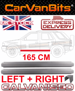 For Opel Vauxhall Frontera A U92 91 98 Sill Repair Body Rust Outer Panel Pair 375220466390