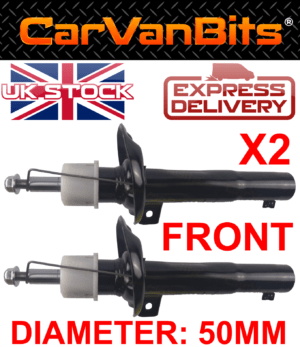 For Skoda Octavia 2004 2013 Front Axle Gas Shock Absorber Absorbers X2 Strut 375682610250