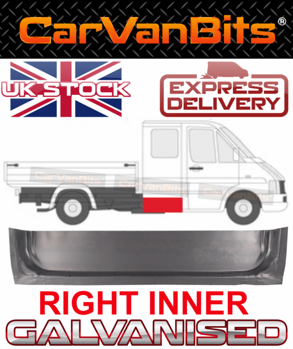 For Sprinter Vw Lt 95 05 Crew Double Cab Rear Door Inner Repair Body Panel Right 375148269930