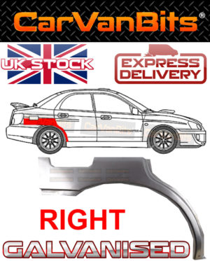 For Subaru Impreza Gd 01 07 Saloon Rear Wheel Arch Repair Body Rust Panel Rig 374191646550