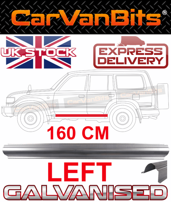 For Toyota Land Cruiser Fj80 J80 J82 89 96 Sill Repair Body Outer Panel Left 375217740760