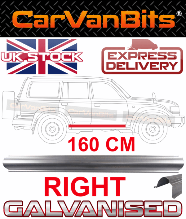 For Toyota Land Cruiser Fj80 J80 J82 89 96 Sill Repair Body Outer Panel Right 375217739770