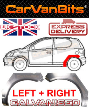 For Toyota Yaris Xp10 99 05 3 Door Rear Wheel Arch Repair Body Rust Outer Panel 374191257350