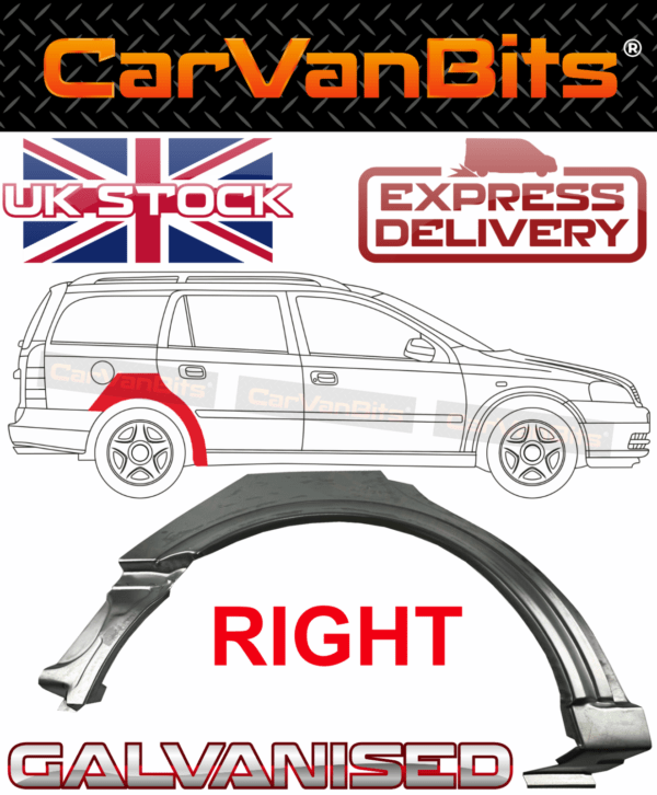 For Vauxhall Astra G 98 09 Estate Rear Wheel Arch Repair Body Outer Panel Right 375339259640