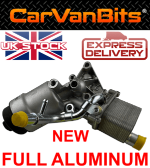 For Vauxhall Corsa E 2015 2019 Engine Oil Cooler Radiator With Filter Housing 375604926670