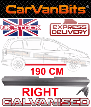 For Vauxhall Zafira A 99 05 Sill Repair Body Rust Outer Panel Right 375210900230