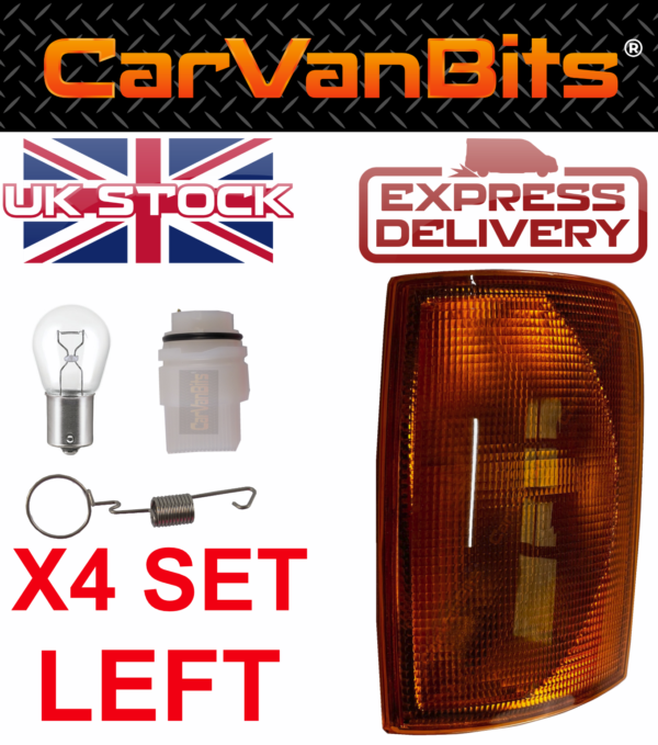 For Volkswagen Vw Lt 96 06 Front Amber Indicator 2d0953041 X4 Set Left 375003411920