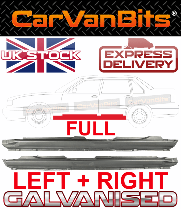 For Volvo 850 91 97 Ls Lw Full Sill Repair Body Rust Outer Rocker Panel Pair 375528453470