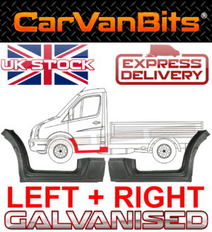 For Vw Crafter 2e 05 17 Dropside Under Front Door Sill 13 Arch Repair Panel X2 375688531380