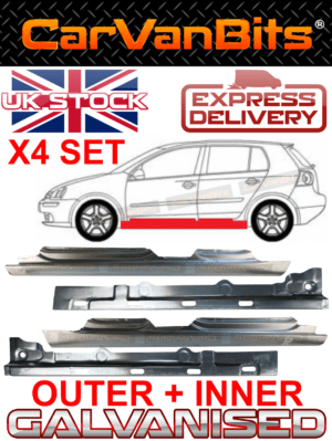 For Vw Golf 5 V Mk5 03 09 5 Door Hatchback Estate Inner Sill Repair Body Panel 375749407190