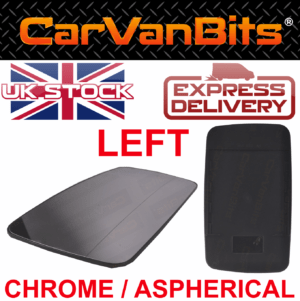 For Vw Lt Or Mercedes Sprinter 95 06 Wing Mirror Glass Chrome Aspherical Left 375334999260