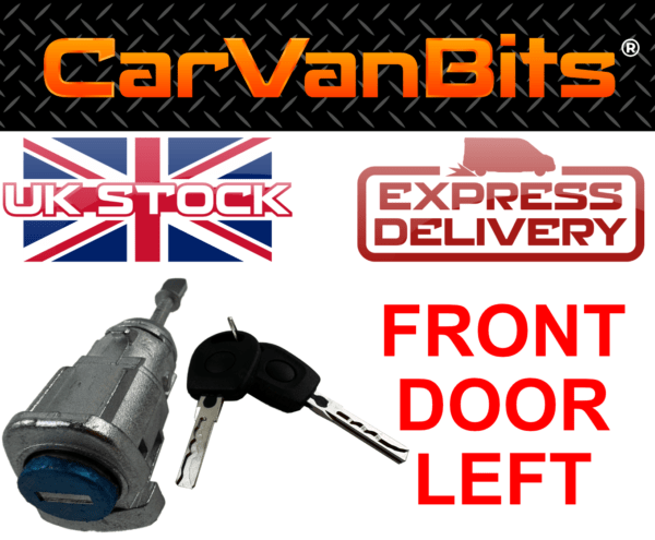 For Vw Lupo 1998 2005 Front Door Left Lock Set Switch Barrel Key Keys 375669368090