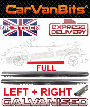 For Vw New Beetle 98 10 Convertible Cabrio Full Sill Repair Body Panel Pair 374948536120