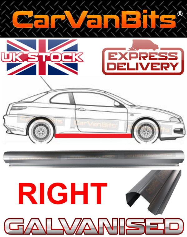 For Alfa Romeo Gt 03 10 Sill Repair Body Rust Outer Panel 175cm Galvanised Right 373993051911