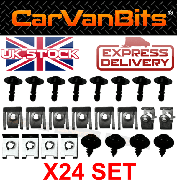 For Bmw 3 E46 98 06 Undertray Under Engine Cover Clip Kit Fixing Clips 375525221221