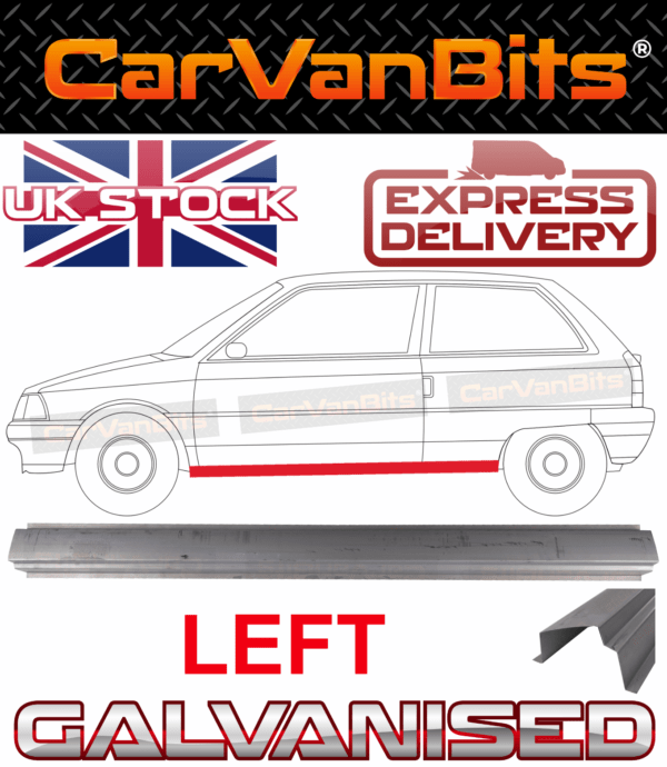 For Citroen Ax Za 3 Door 86 98 Sill Repair Body Rust Outer Panel 170cm Left 375193672141