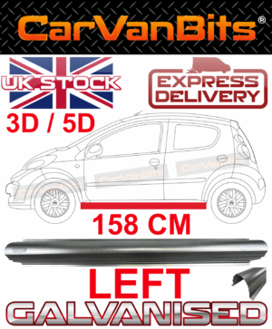 For Citroen C1 Peugeot 107 05 14 3d 5d Sill Repair Body Rust Panel Outer Left 375631259791