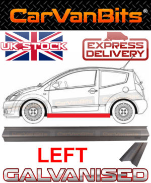 For Citroen C2 03 09 Sill Repair Body Rust Outer Panel Galvanised Left 373982286591