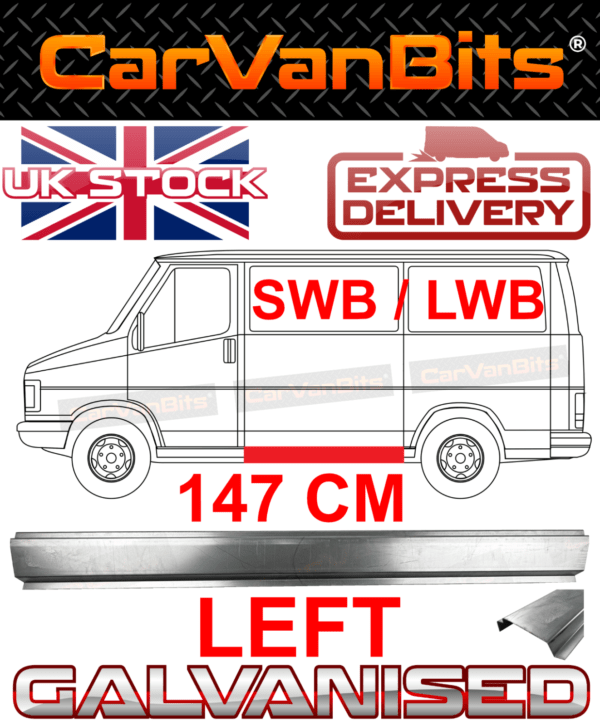 For Citroen C25 Peugeot J5 Fiat Ducato 81 94 Side Body Sill Repair Panel Left 375500294181