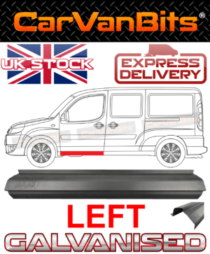 For Fiat Doblo 2001 2010 Under Front Door Sill Repair Side Body Panel Left 375641800121