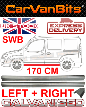 For Fiat Doblo Swb 2001 2010 Sill Repair Body Rust Outer Panel 170 Cm Pair 375641775631