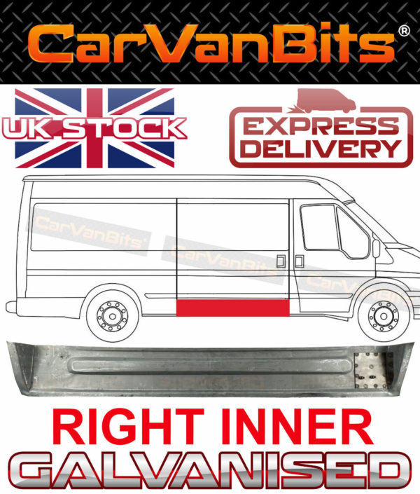 For Ford Transit 00 13 Mwb Lwb Xlwb Side Sliding Door Inner Repair Sill Panel Os 374994951681